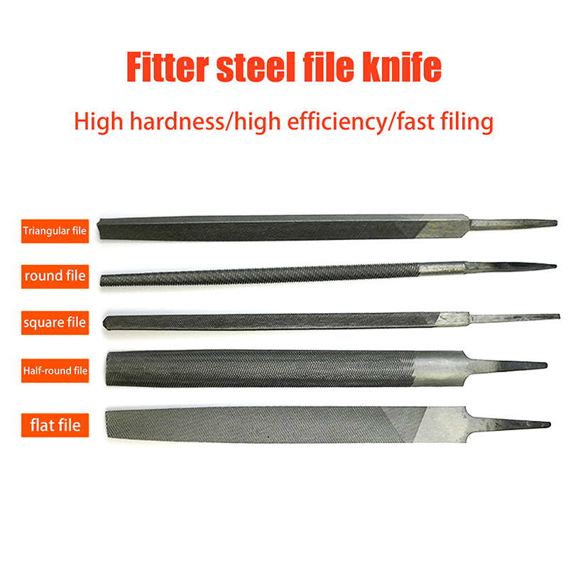 Woodworking Files And Rasps - 1/5Pcs 6 Inch Steel Files Set