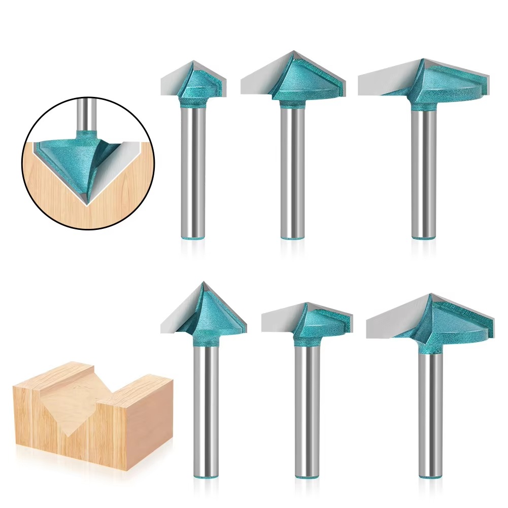 Woodworking Nc - 6mm V Bit CNC Solid Carbide