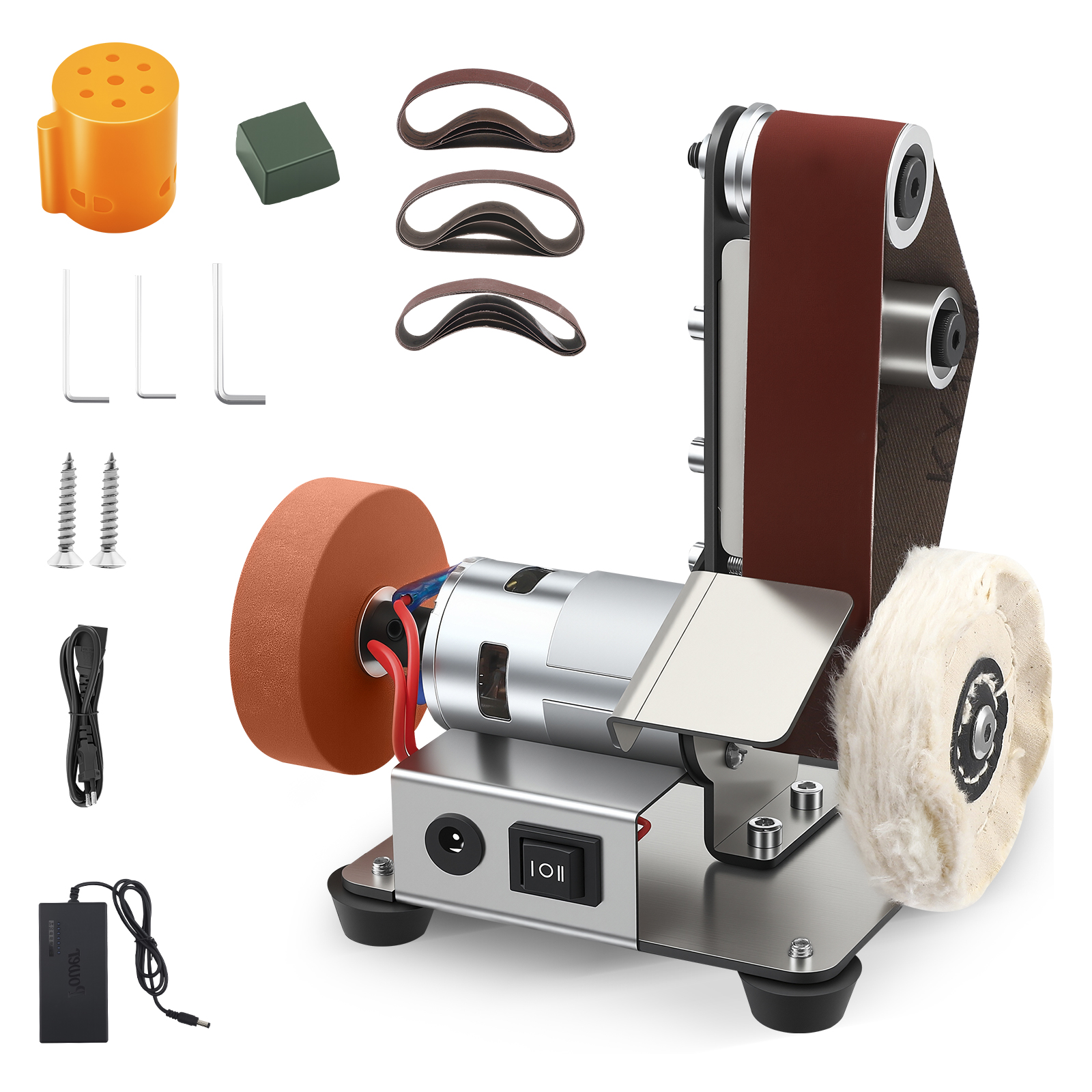 Woodworking Knives - 3-IN-1 Mini Electric Desktop Sanding Machine