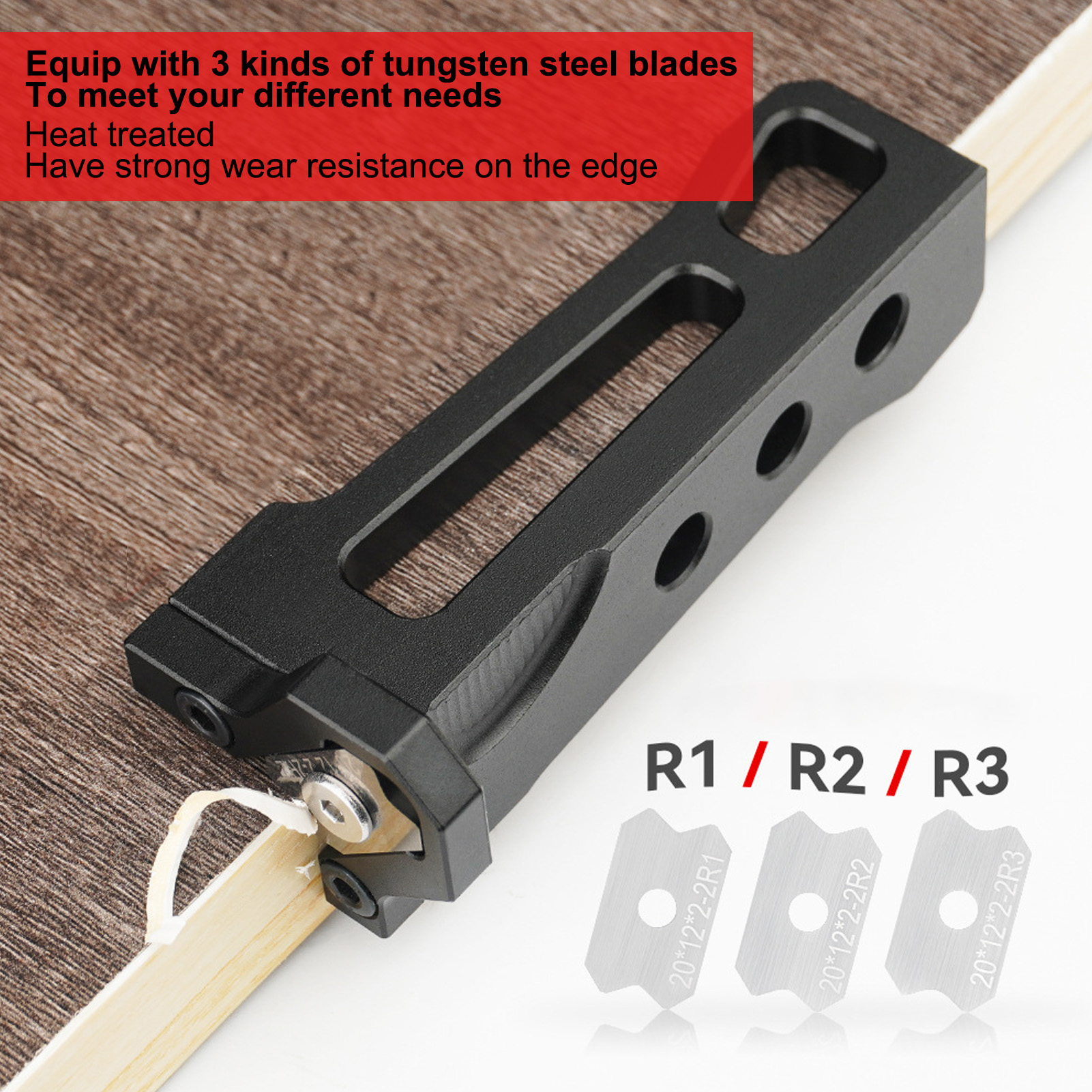 Woodworking Edge Trimmer - Woodworking Trimmer, Aluminum Alloy Manual Planer,