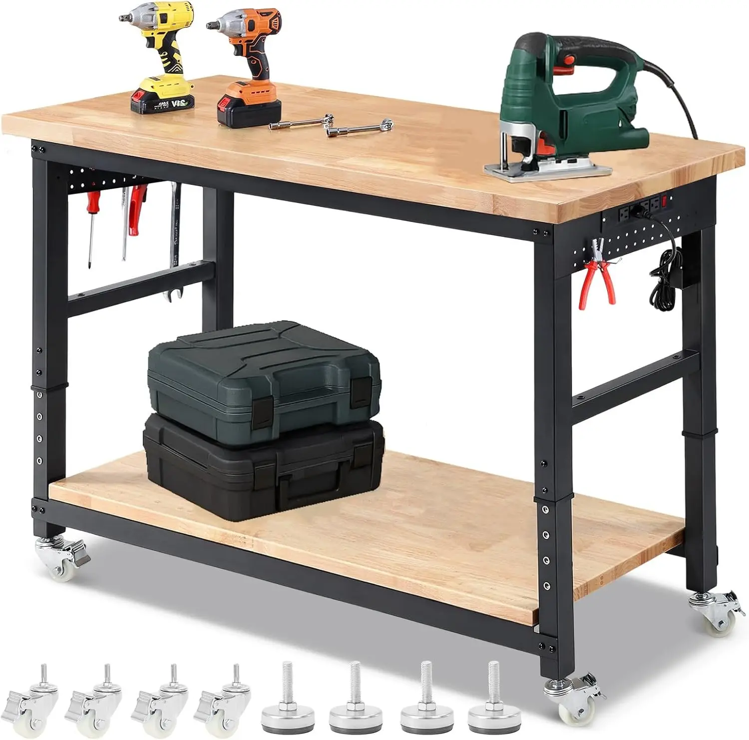 Woodworking Shops - ENJOYWOOD Work Table for Garage Workbench