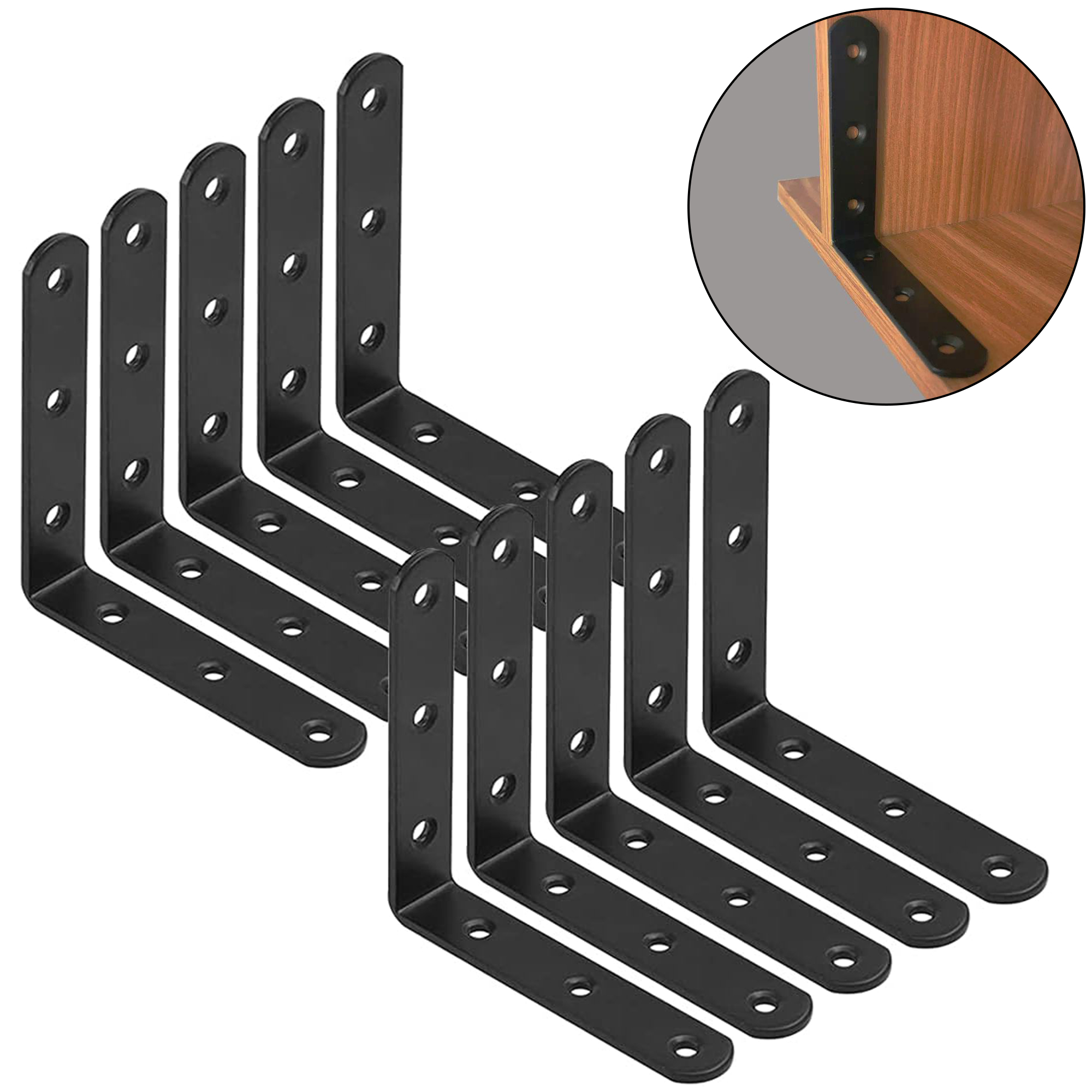 Woodworking Joints - 2/4/8pcs Corner Braces 90 Degree Joints