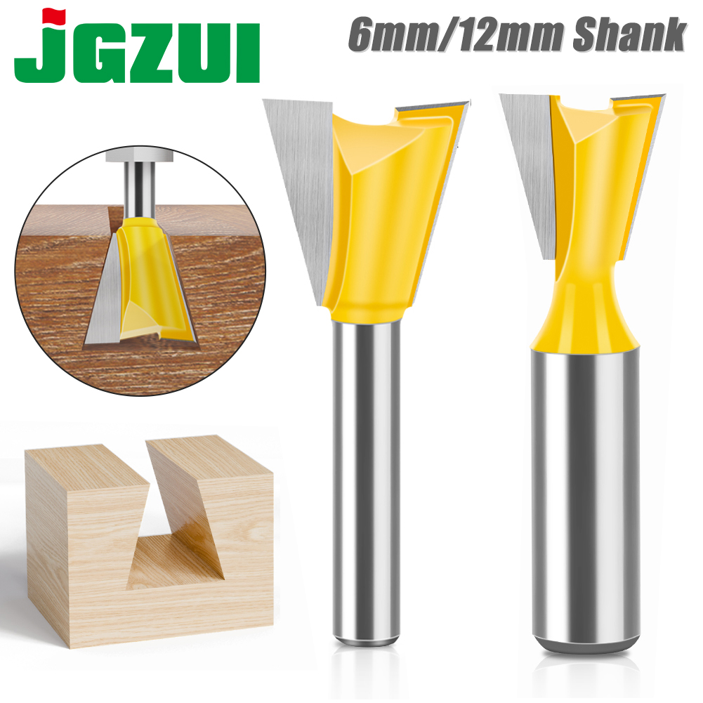 Woodworking Nc - 1Pcs 6mm 12mm Shank Dovetail Joint
