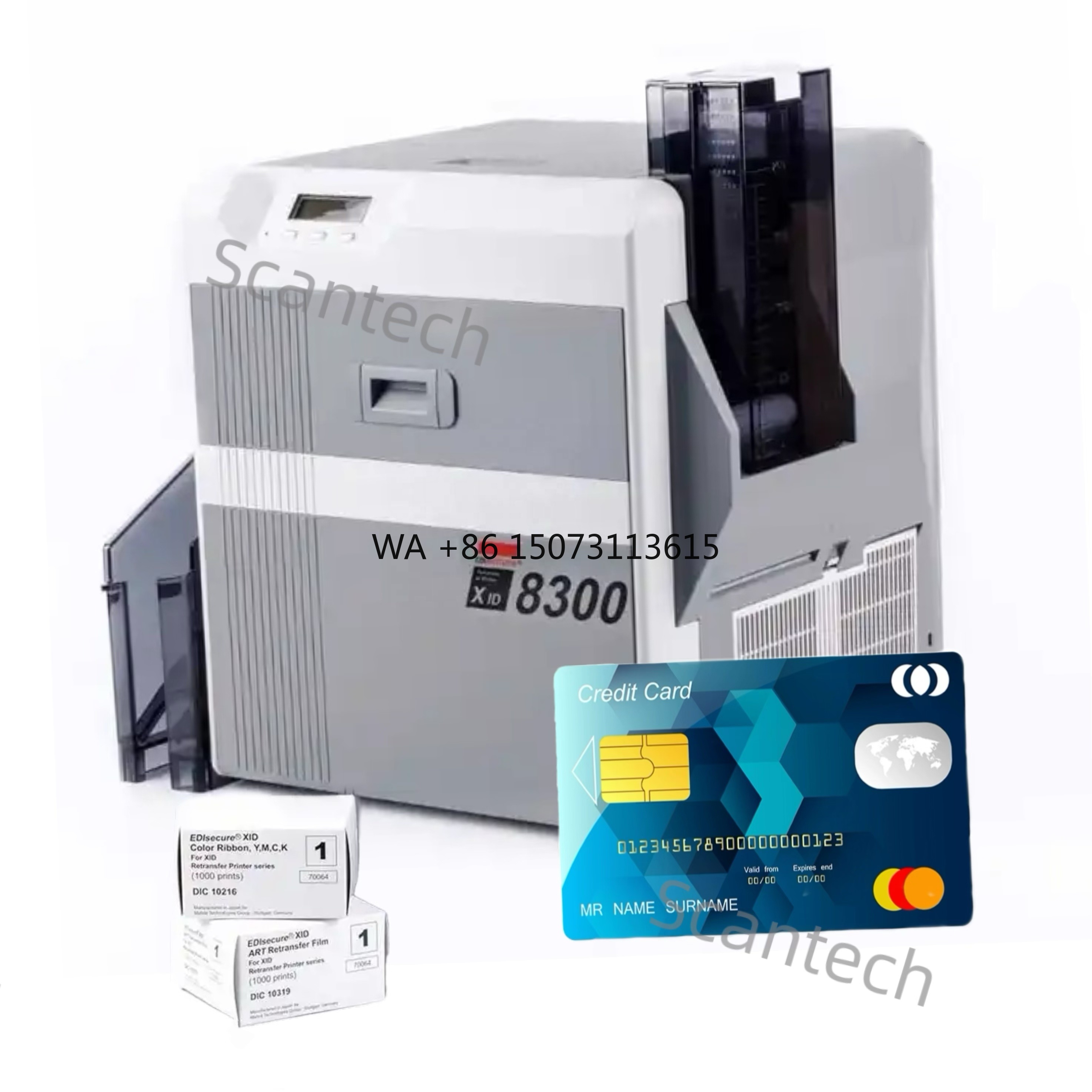 Woodworking Definition - Premium Matica XID8300 Dual-Side ID Card