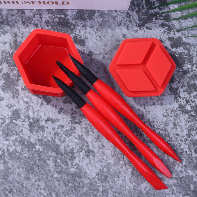 Woodworking Glue Roller - 1Set Silicone Glue Brush Kit Woodworking