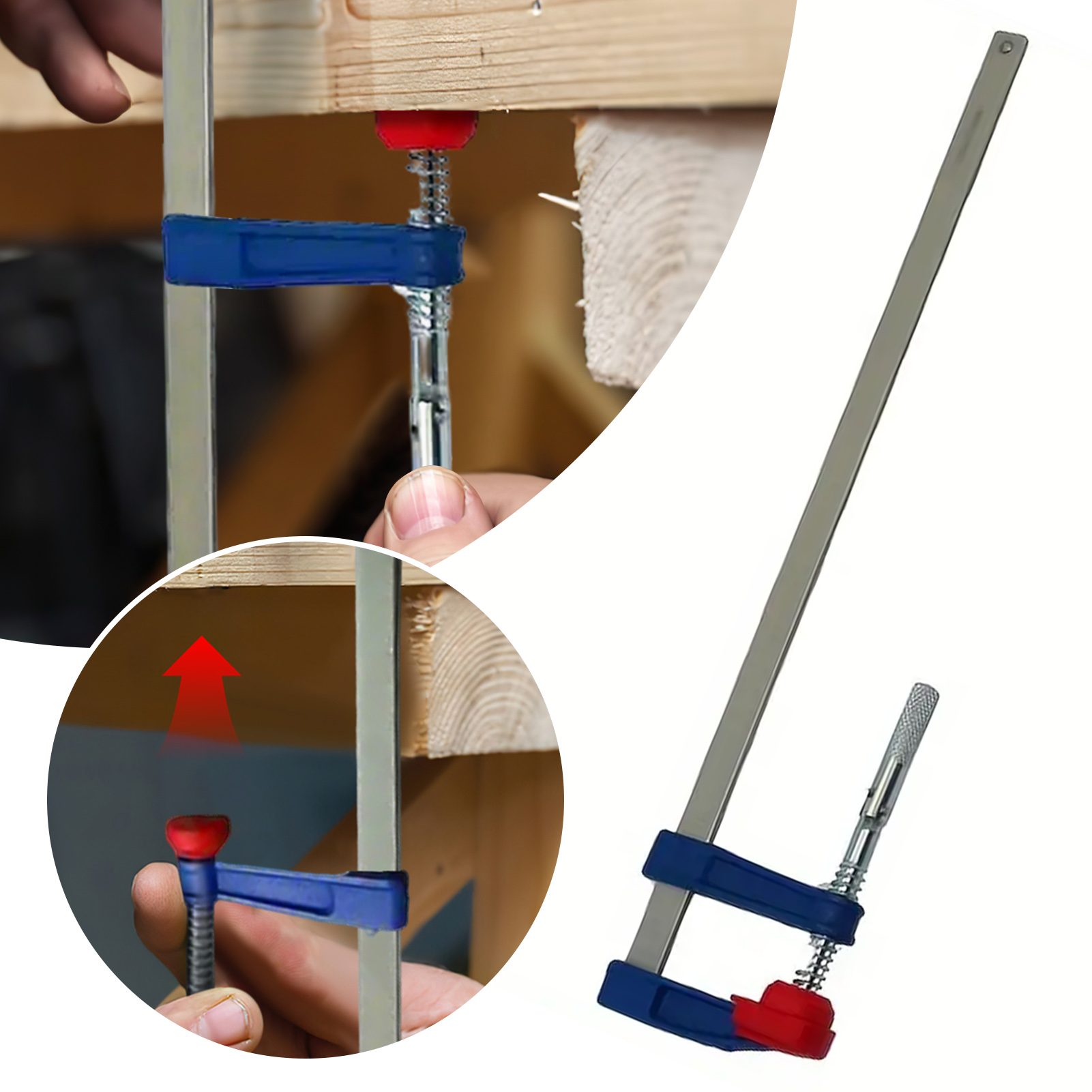 4pcs Wood Gluing Pipe Clamps s – обзор и цена Woodworking Quick Clamps