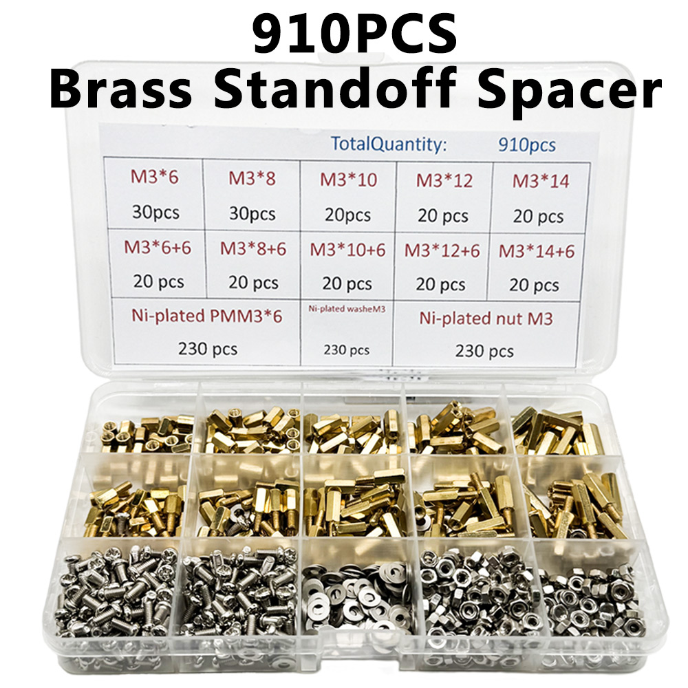 910PCS M3 Brass Standoff Space – обзор и цена Woodworking Shops
