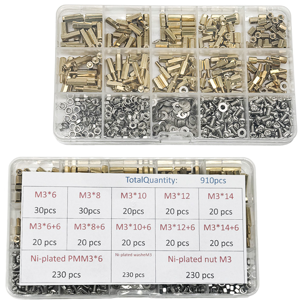 910PCS M3 Brass Standoff Space – обзор и цена Woodworking Shops