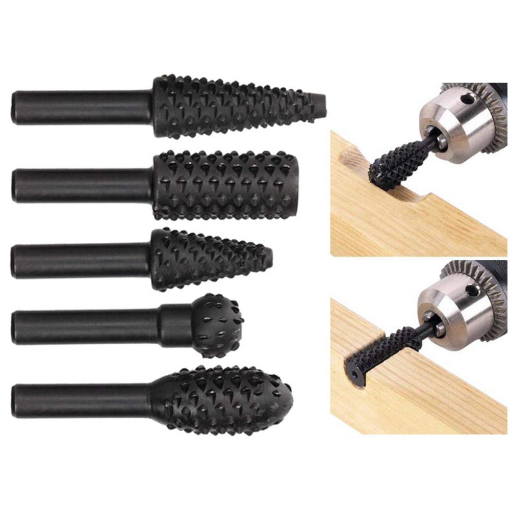 Krachtige 5Pcs Rotary Rasp HSS – обзор и цена Woodworking Files And Rasps