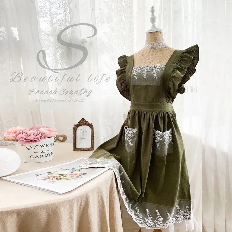 Female Women Apron Cotton Line – обзор и цена Woodworking Apron