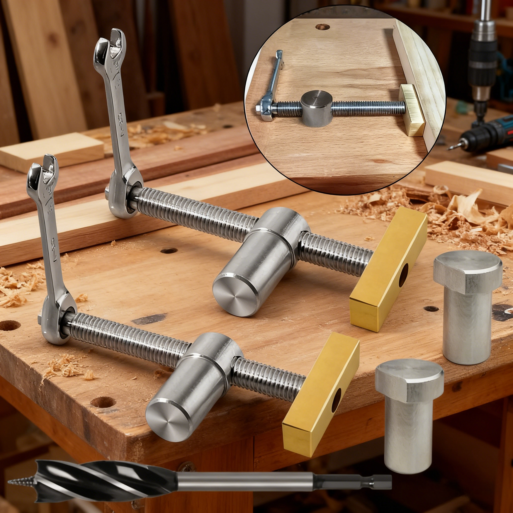 Woodworking Desktop Clip Clamp – обзор и цена Woodworking Quick Clamps