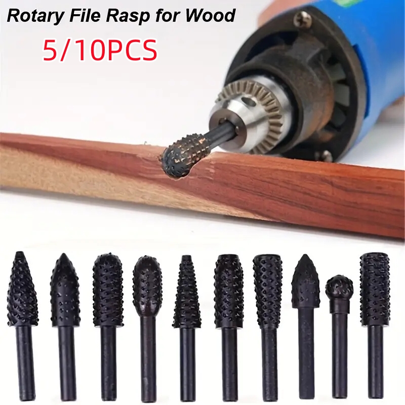 5PCS/10PCS 6mm Shank Rotary Bu – обзор и цена Woodworking Files And Rasps