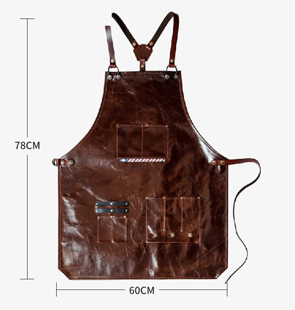Men's Leather Work Apron with  – обзор и цена Woodworking Apron