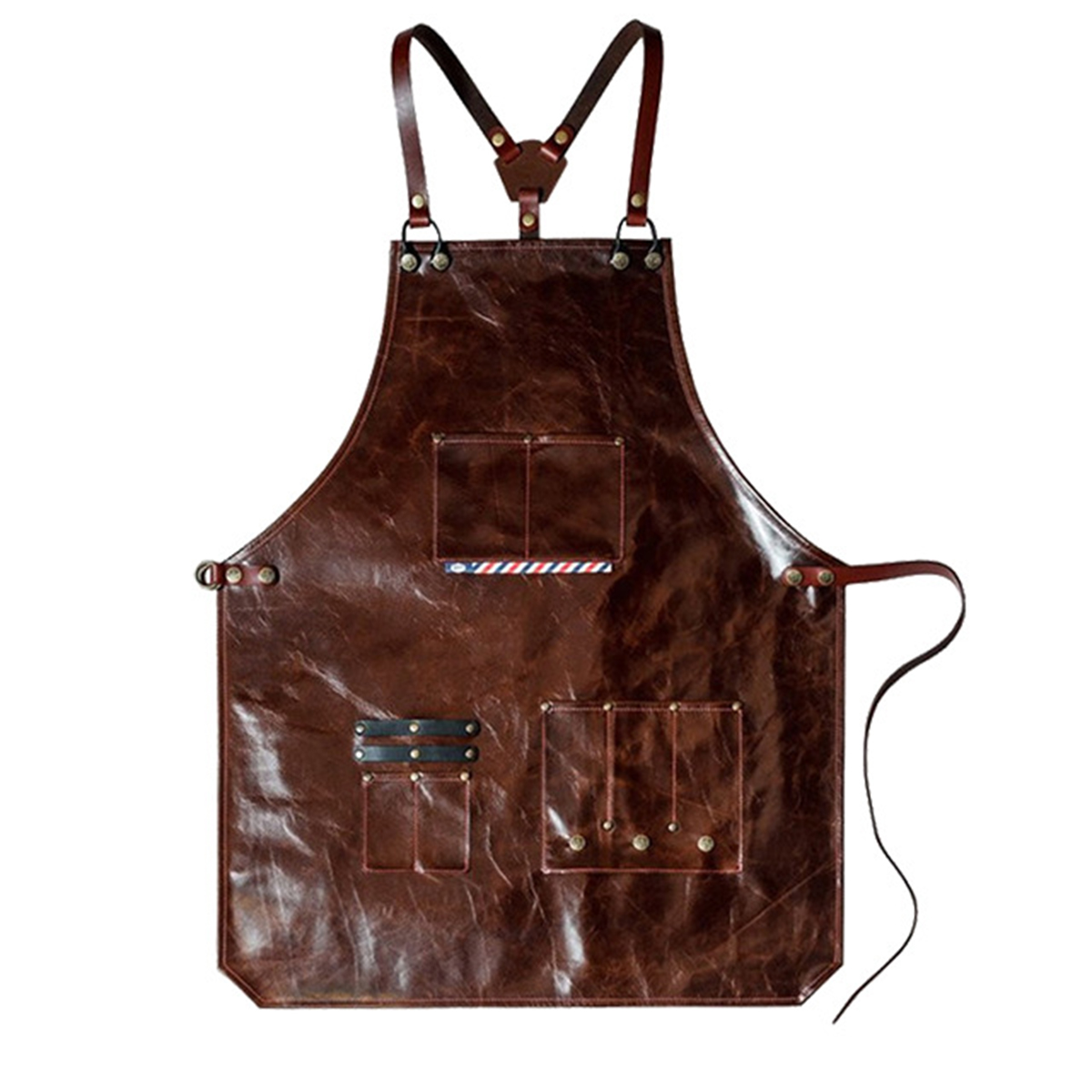 Men's Leather Work Apron with  – обзор и цена Woodworking Apron