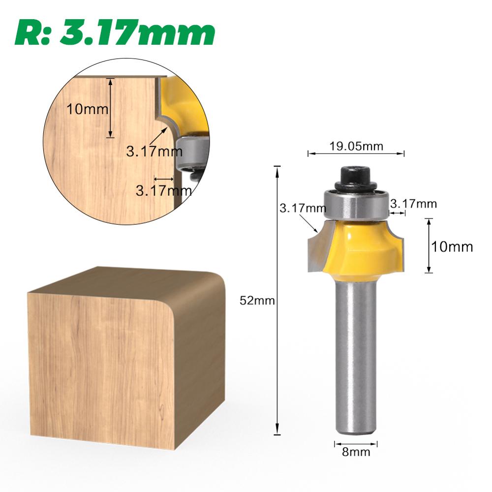 8mm shank Corner Round Over Ro – обзор и цена Woodworking Nc