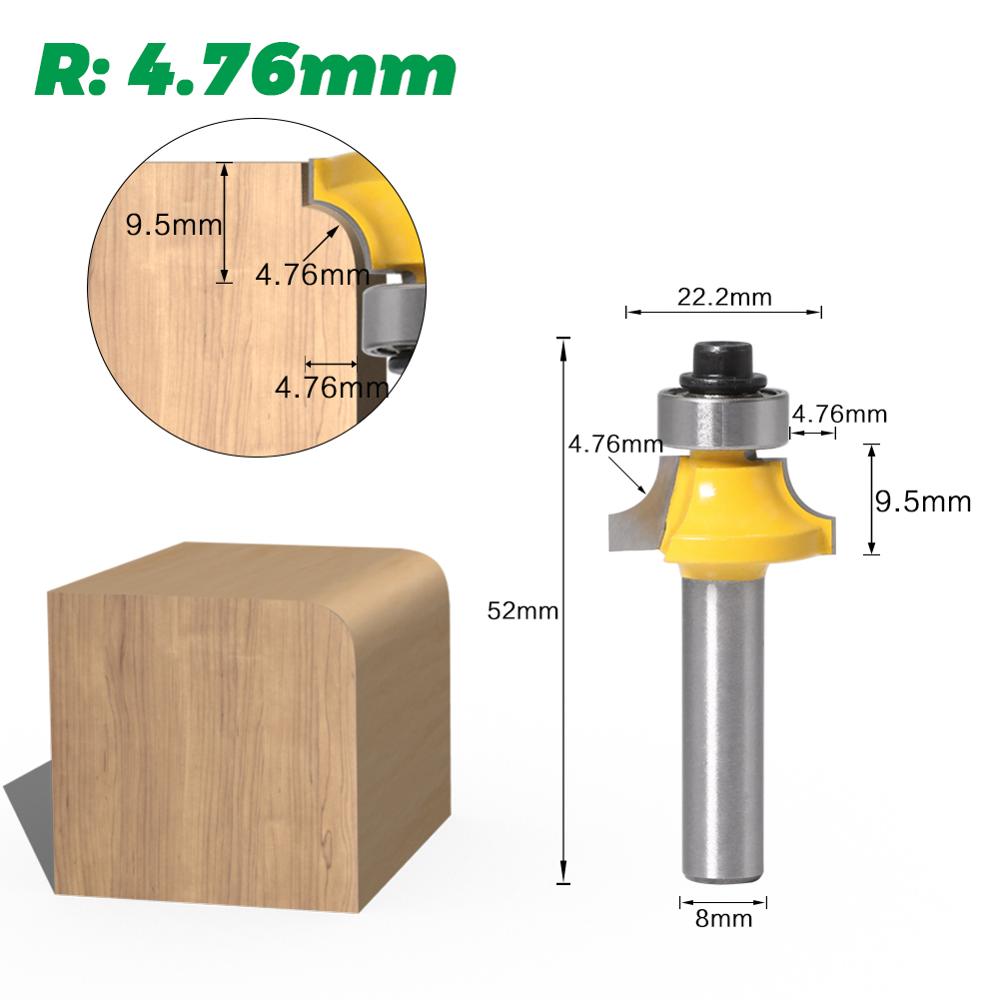 8mm shank Corner Round Over Ro – обзор и цена Woodworking Nc