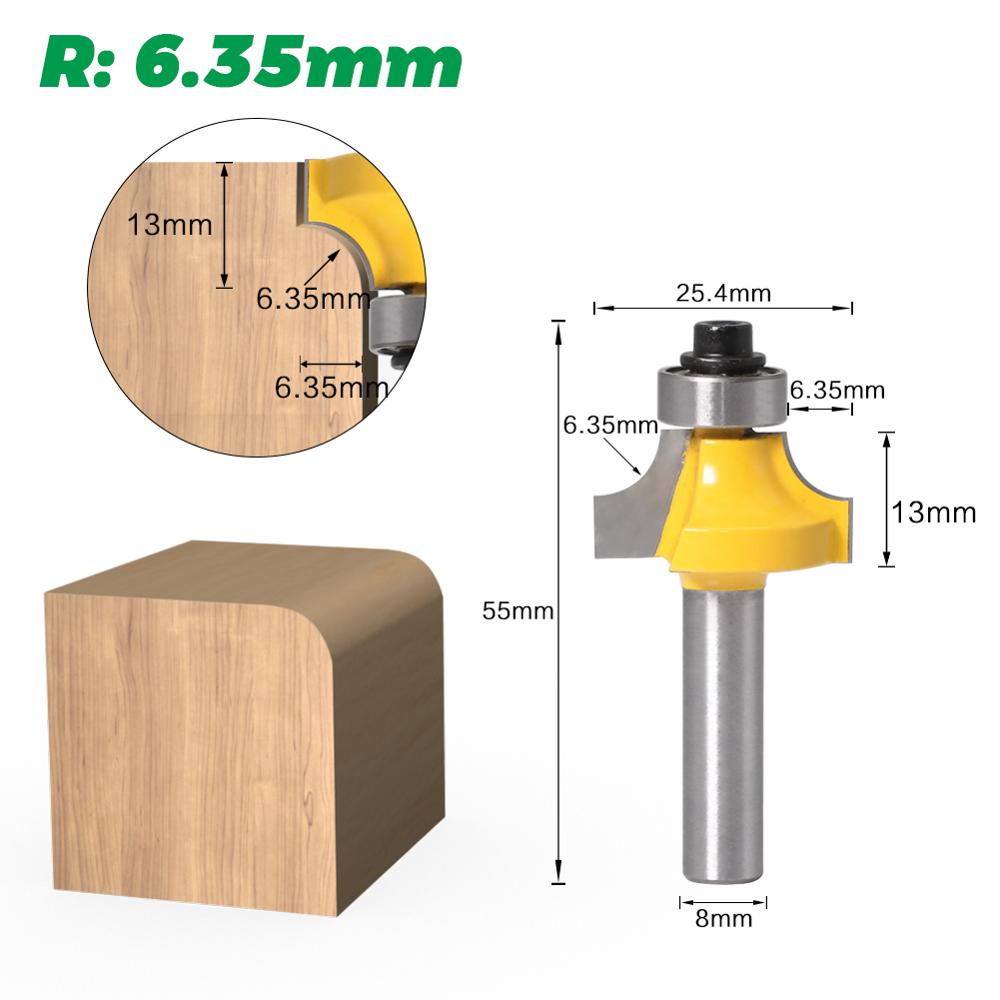 8mm shank Corner Round Over Ro – обзор и цена Woodworking Nc