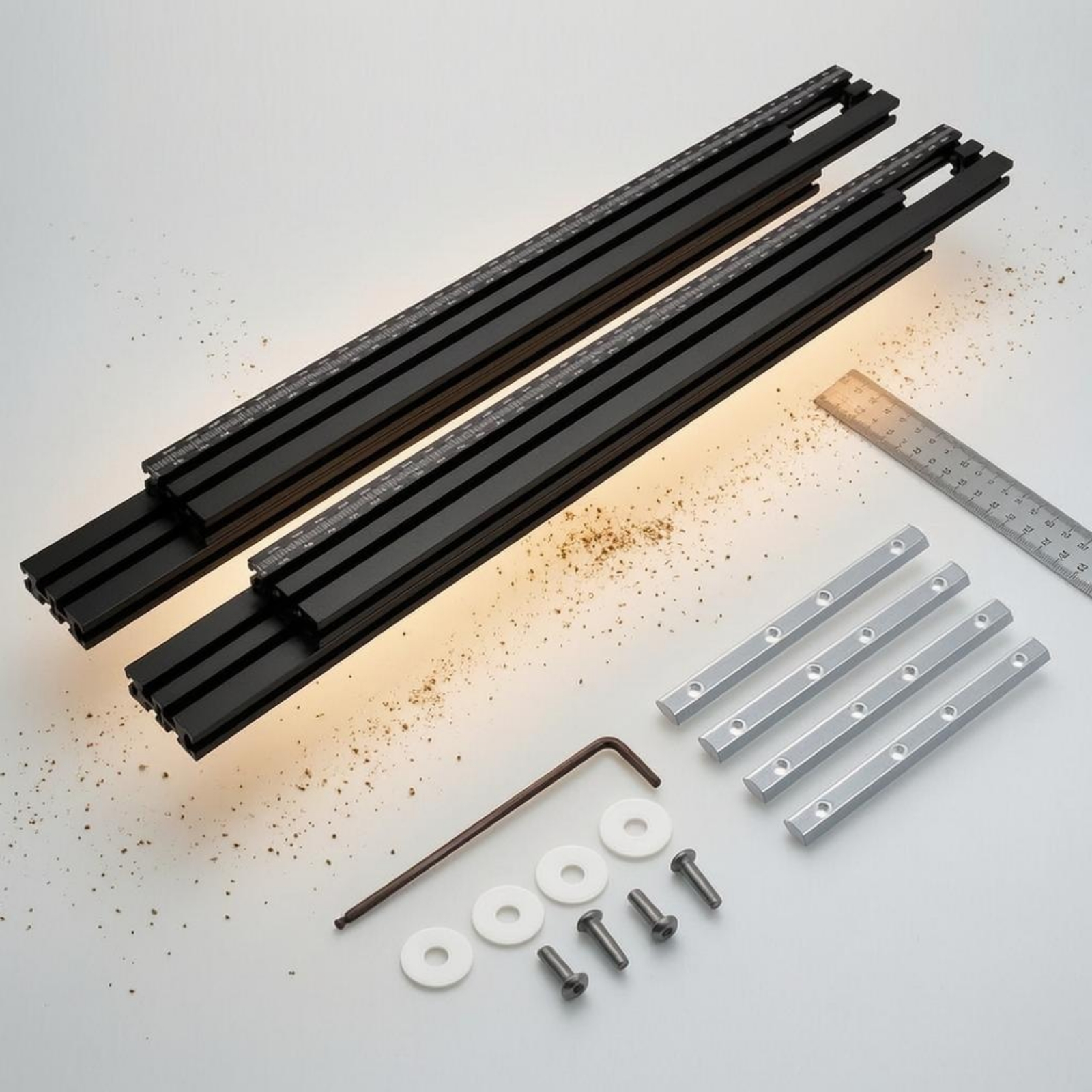 Routing Guide Tracks Metal Cut – обзор и цена Woodworking Kit