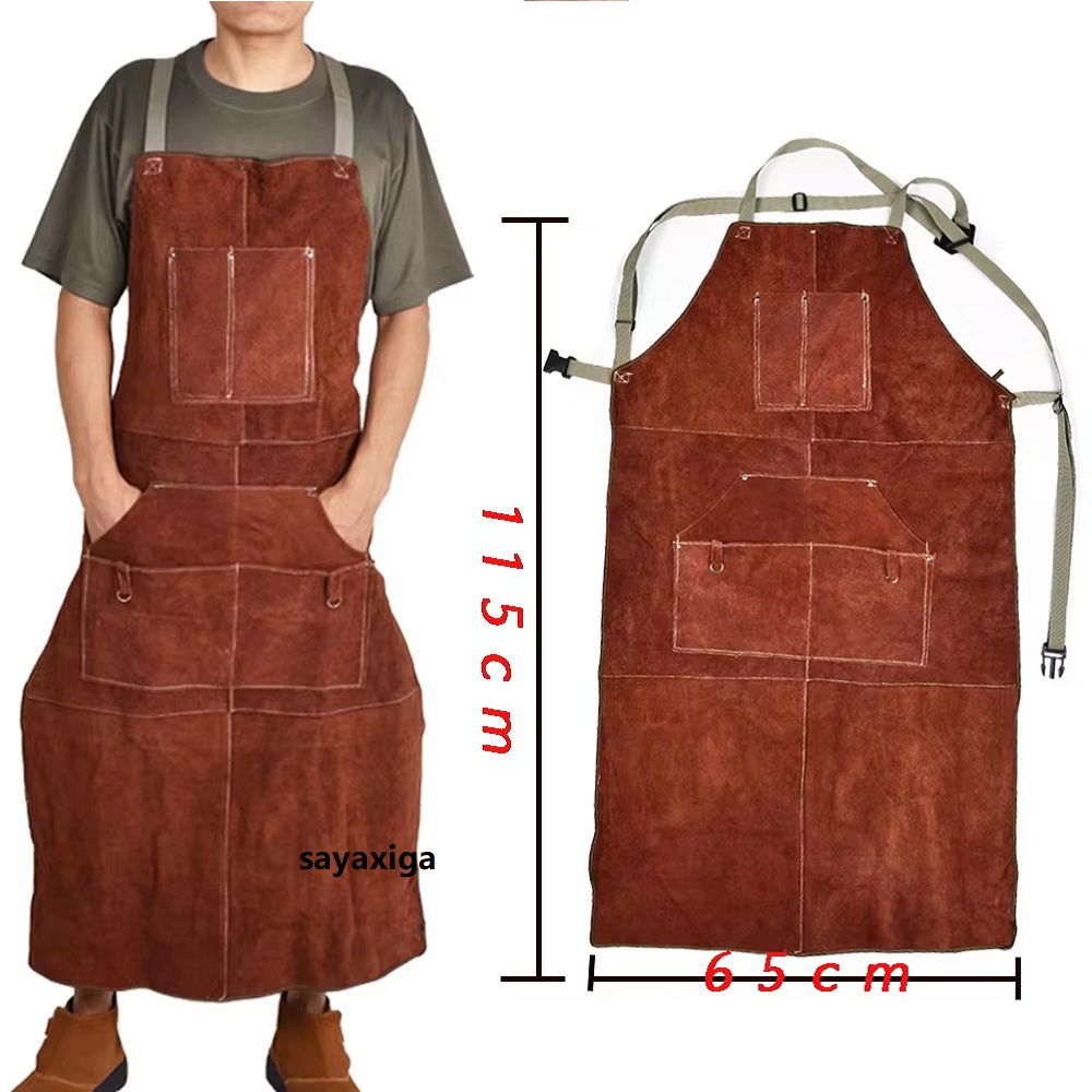 Cowhide Welding suit Apron Was – обзор и цена Woodworking Apron