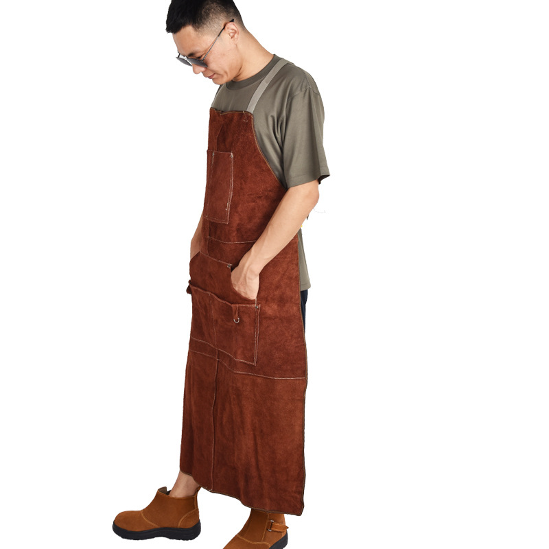 Cowhide Welding suit Apron Was – обзор и цена Woodworking Apron