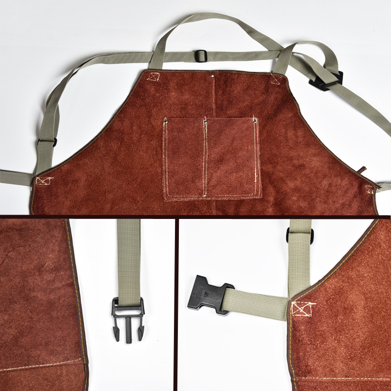 Cowhide Welding suit Apron Was – обзор и цена Woodworking Apron