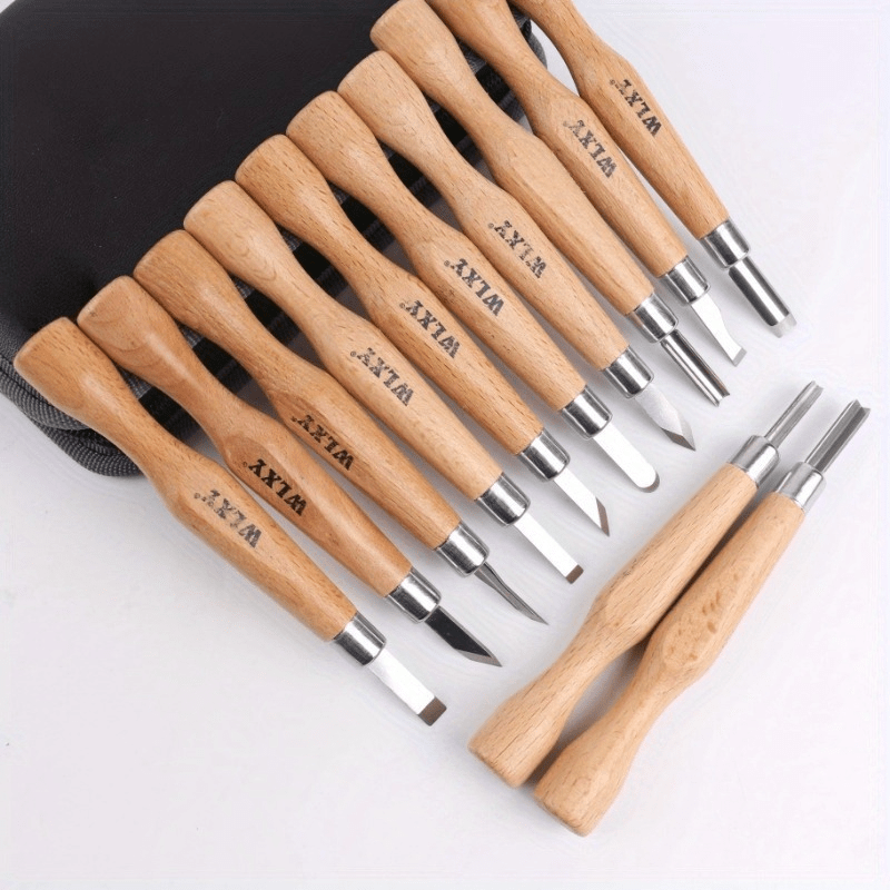 Set Of 12 Professional Wooden  – обзор и цена Woodworking Knives