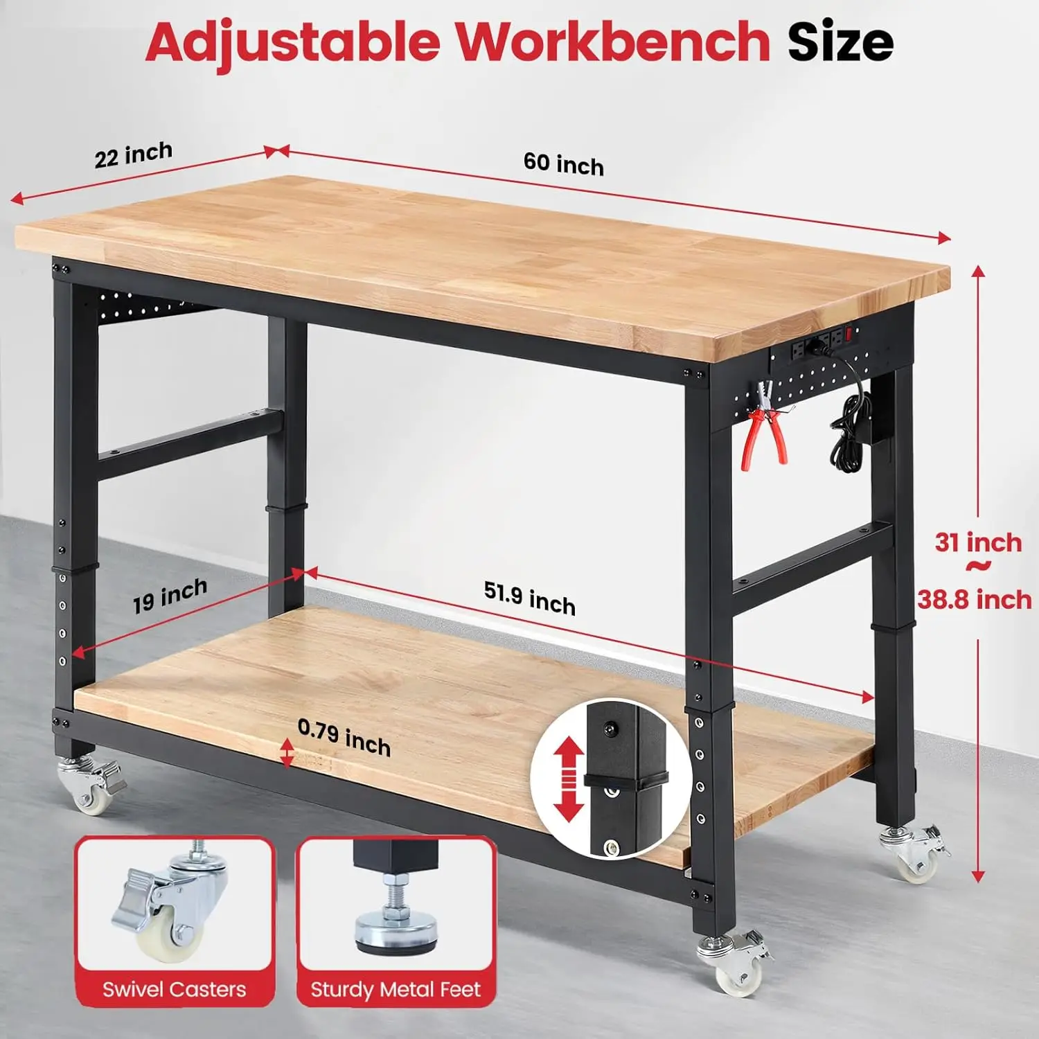 ENJOYWOOD Work Table for Garag – обзор и цена Woodworking Shops