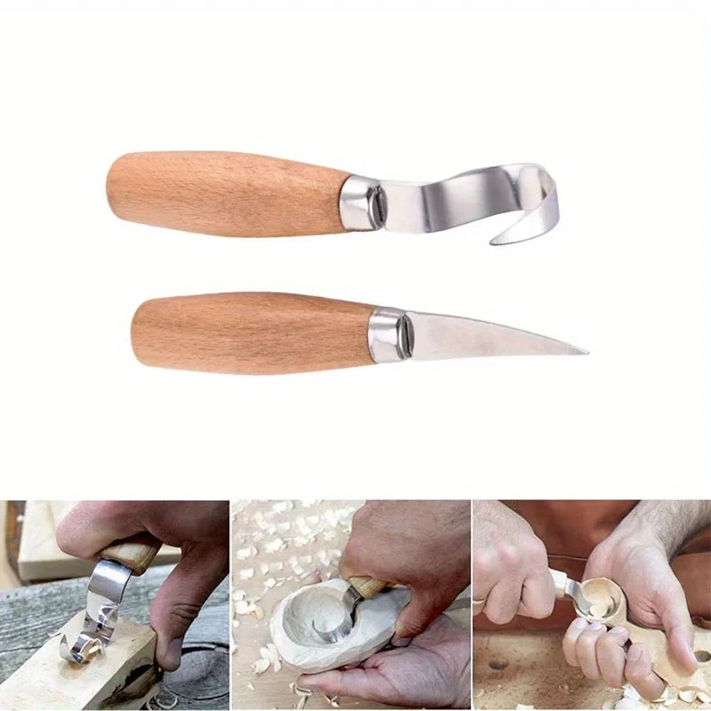 Wood Carving Knife Chisel Hook – обзор и цена Woodworking Knives