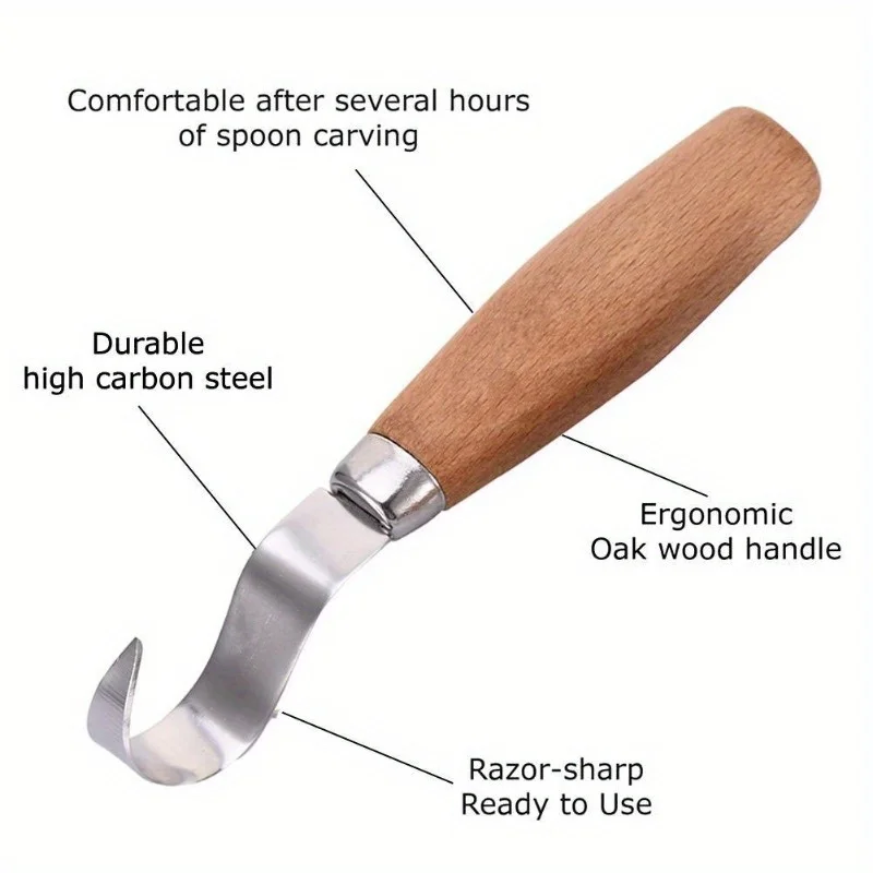 Wood Carving Knife Chisel Hook – обзор и цена Woodworking Knives