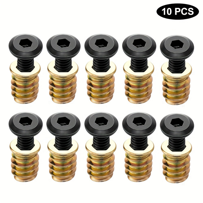 10PCS Nut Threaded Inserts Com – обзор и цена Woodworking Shops