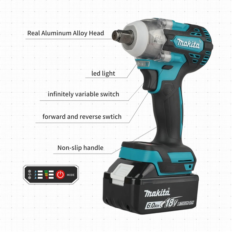 Makita DTW300 Brushless Power  – обзор и цена Woodworking Essential Tools