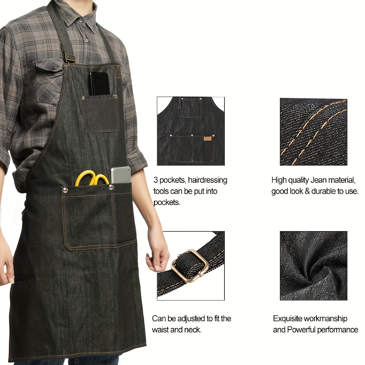Lightweight Denim Jean Tool Ap – обзор и цена Woodworking Apron