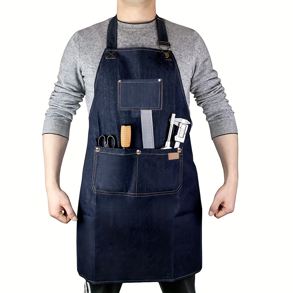 Lightweight Denim Jean Tool Ap – обзор и цена Woodworking Apron