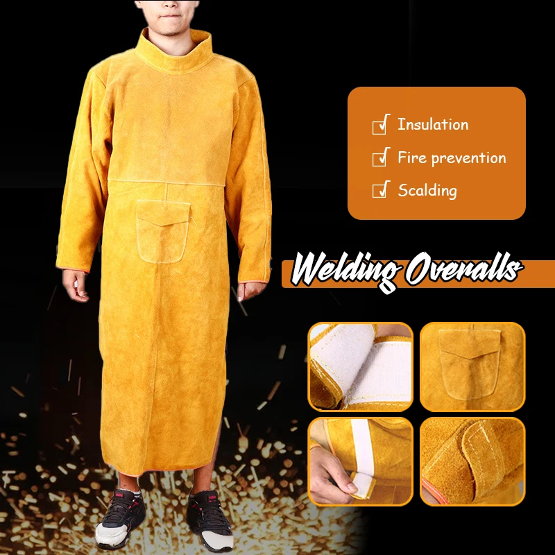 Cowhide Leather Anti-scalding  – обзор и цена Woodworking Apron