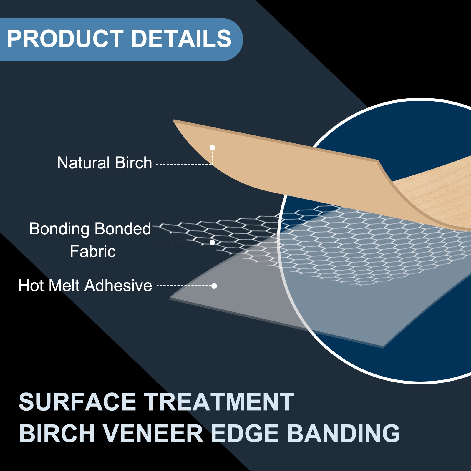 Birch Edge Banding 7.62m/15m W – обзор и цена Xfasten Woodworking Tape