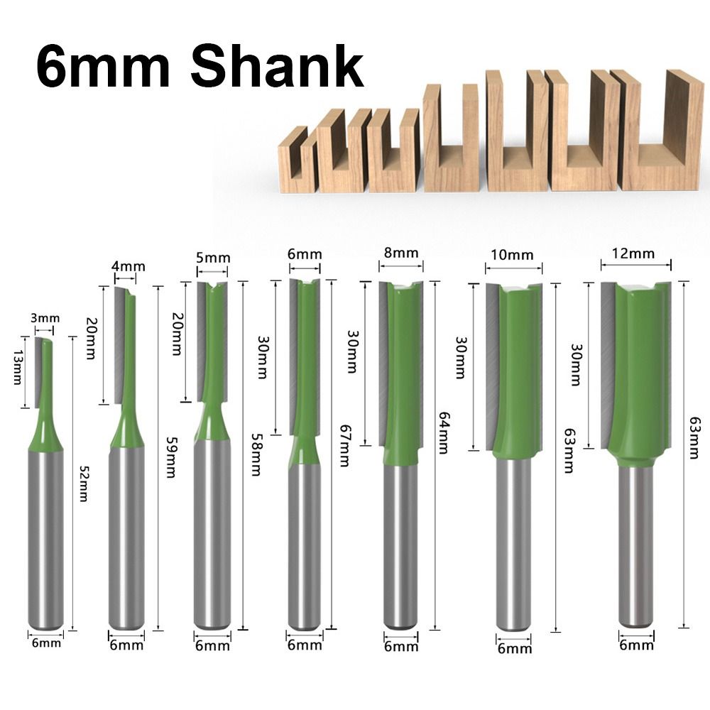 6mm Shank Router Bits Single E – обзор и цена Woodworking Edge Trimmer