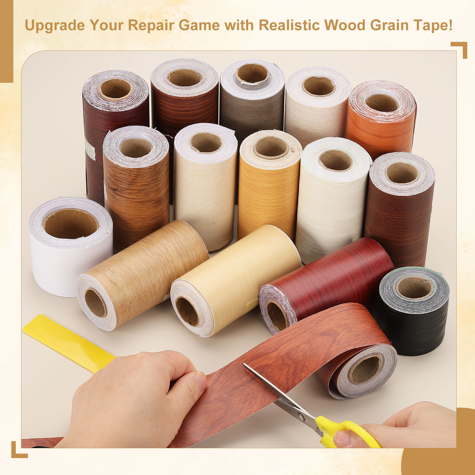 10Meter Wood Grain Repair Tape – обзор и цена Xfasten Woodworking Tape