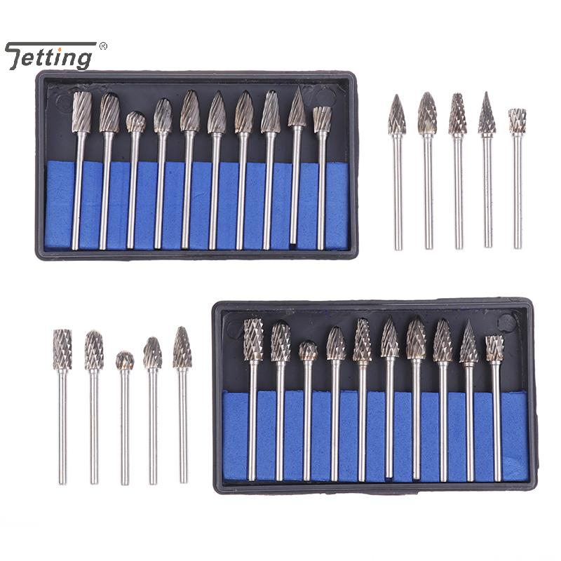 10Pcs Tungsten Carbide Burr Ki – обзор и цена Woodworking Files And Rasps