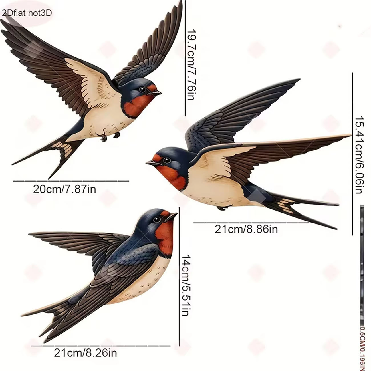 3Pcs 2D Swallow Wooden Wall De – обзор и цена Xfasten Woodworking Tape