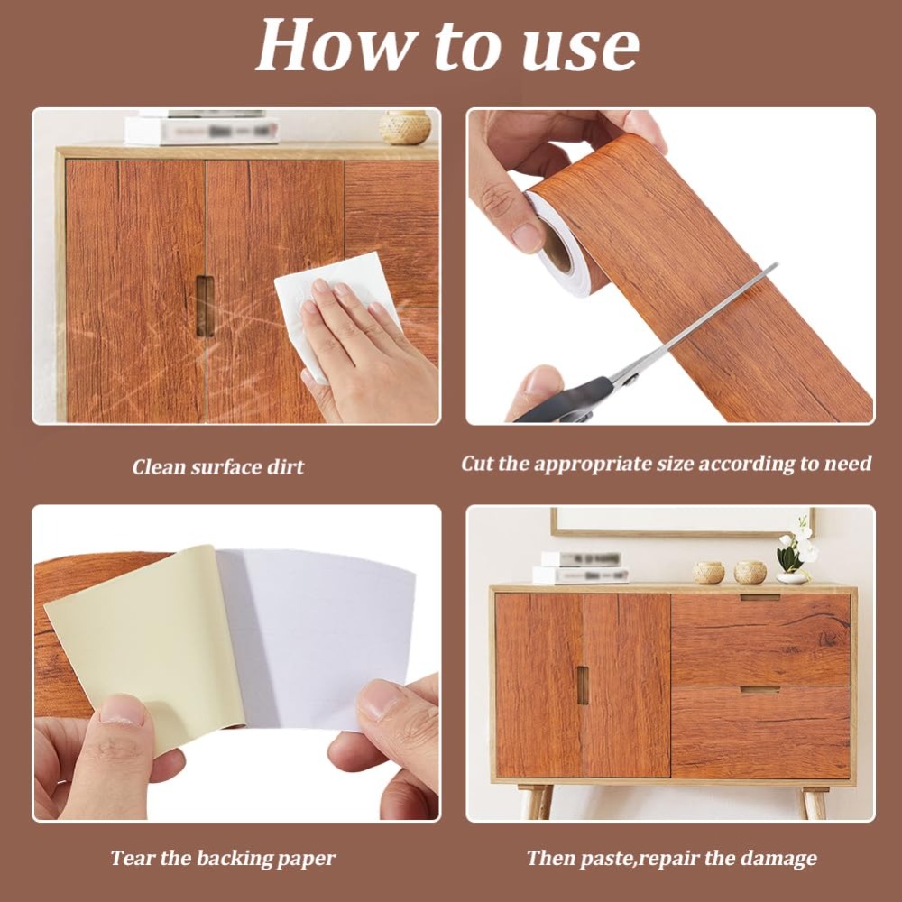 Waterproof Wood Grain Self Adh – обзор и цена Xfasten Woodworking Tape