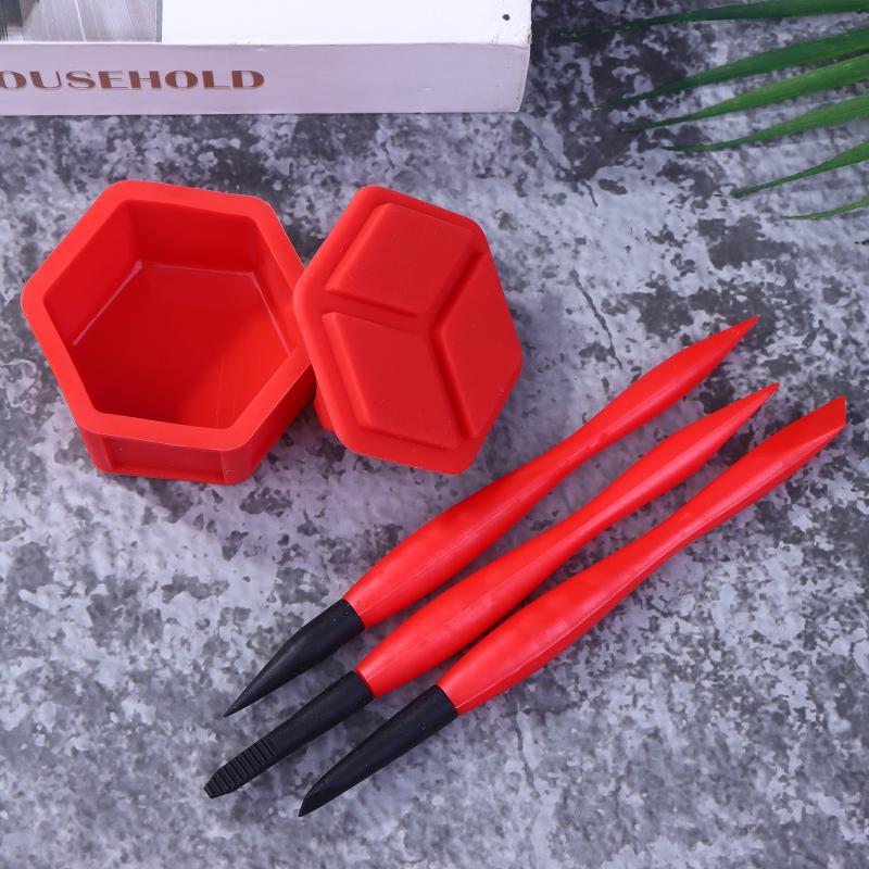 1Set Silicone Glue Brush Kit W – обзор и цена Woodworking Glue Roller